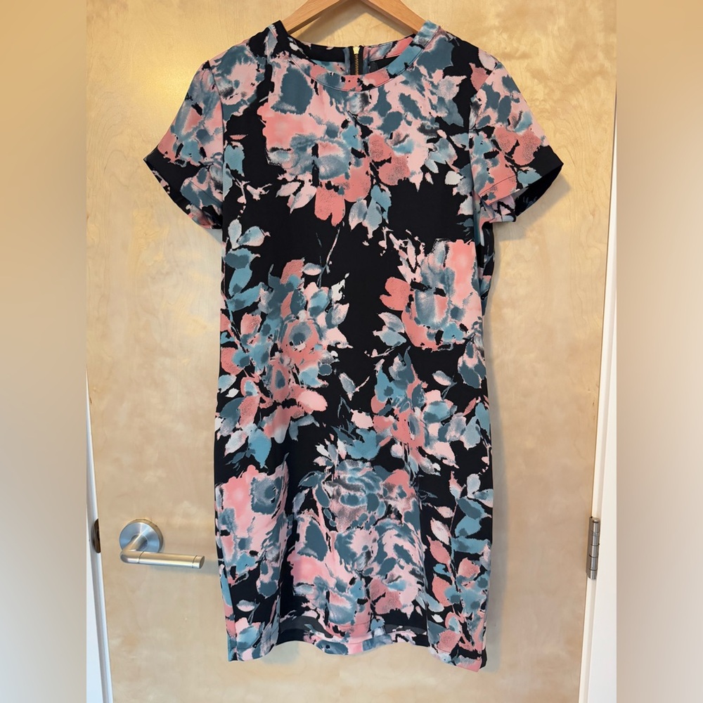 Cynthia Rowley Abstract Floral Dress